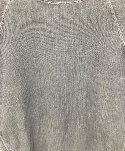 BATONER（バトナ―）BATONER (バトナ―) UMBERCA URAKE FADE COLOR CREW NECK グレー サイズ:Lの古着・服飾アイテム