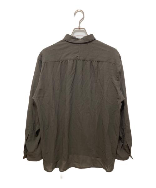 intch.（インチ）intch. (インチ) レギュラーカラーシャツ ブラウン サイズ:Lの古着・服飾アイテム