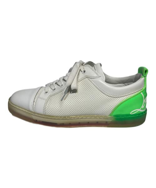 Christian Louboutin（クリスチャン・ルブタン）Christian Louboutin (クリスチャン・ルブタン) ローカットスニーカー ホワイト サイズ:41 1/5の古着・服飾アイテム