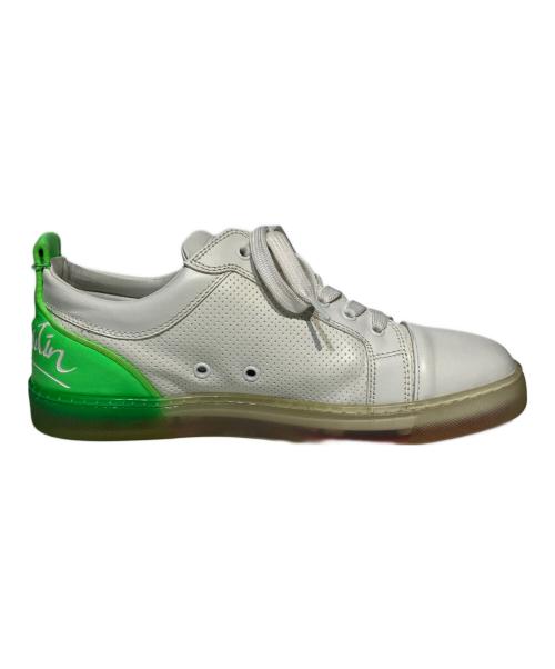 Christian Louboutin（クリスチャン・ルブタン）Christian Louboutin (クリスチャン・ルブタン) ローカットスニーカー ホワイト サイズ:41 1/5の古着・服飾アイテム