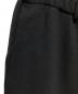 中古・古着 INTERIM (インテリム) WOOL CREPE SABLE VOILE DEADSTOCK FABRIC WIDE DRESS EASY PANTS ブラック サイズ:5：20000円