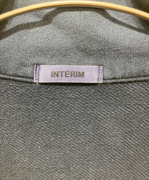 INTERIM（インテリム）INTERIM (インテリム) VINTAGE FADE HALF ZIP COLLAR SWEAT SHIRT ネイビー サイズ:5の古着・服飾アイテム