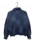 INTERIM (インテリム) VINTAGE FADE HALF ZIP COLLAR SWEAT SHIRT ネイビー サイズ:5：20000円