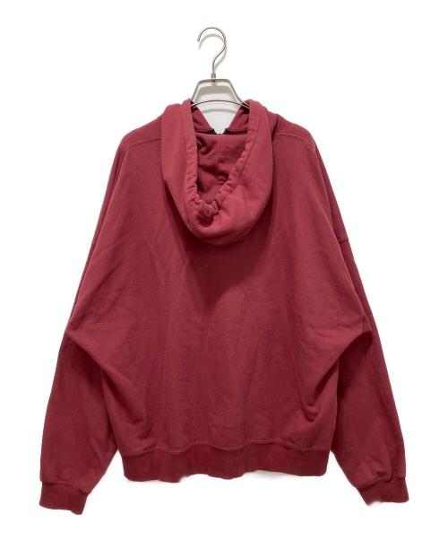 DAIRIKU（ダイリク）DAIRIKU (ダイリク) Pinup Girl Half zip Hoodie レッド サイズ:Mの古着・服飾アイテム