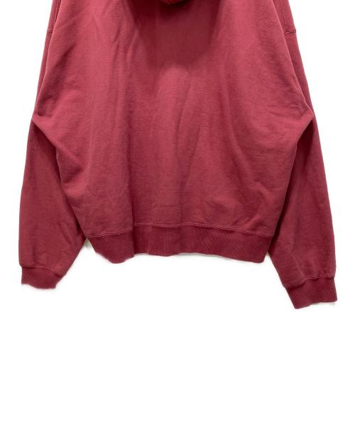DAIRIKU（ダイリク）DAIRIKU (ダイリク) Pinup Girl Half zip Hoodie レッド サイズ:Mの古着・服飾アイテム