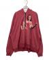 DAIRIKU（ダイリク）の古着「Pinup Girl Half zip Hoodie」｜レッド
