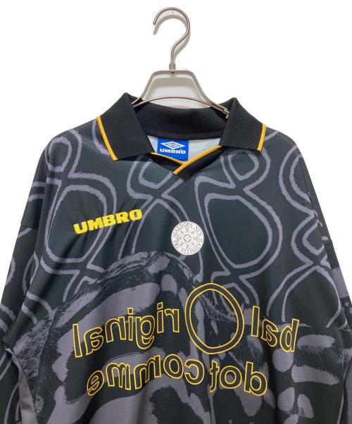 UMBRO（アンブロ）UMBRO (アンブロ) Diaspora Skateboards (ディアスポラスケートボードズ) LS FOOTBALL SHIRT ブラック サイズ:Lの古着・服飾アイテム