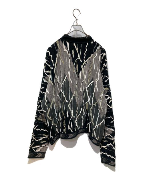 Coogi（クージー）Coogi (クージー) 3Dニット ブラック サイズ:Ｌの古着・服飾アイテム