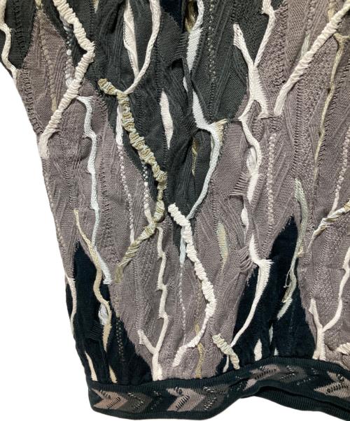 Coogi（クージー）Coogi (クージー) 3Dニット ブラック サイズ:Ｌの古着・服飾アイテム