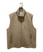 KAPTAIN SUNSHINEキャプテンサンシャイン）の古着「KNIT BOA VEST BATONER」｜ベージュ