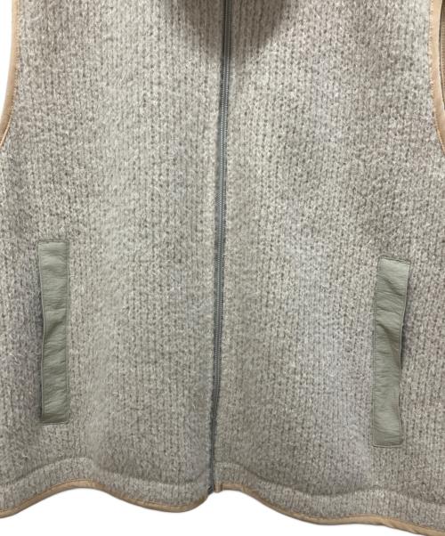 KAPTAIN SUNSHINE（キャプテンサンシャイン）KAPTAIN SUNSHINE (キャプテンサンシャイン) KNIT BOA VEST BATONER ベージュ サイズ:2の古着・服飾アイテム