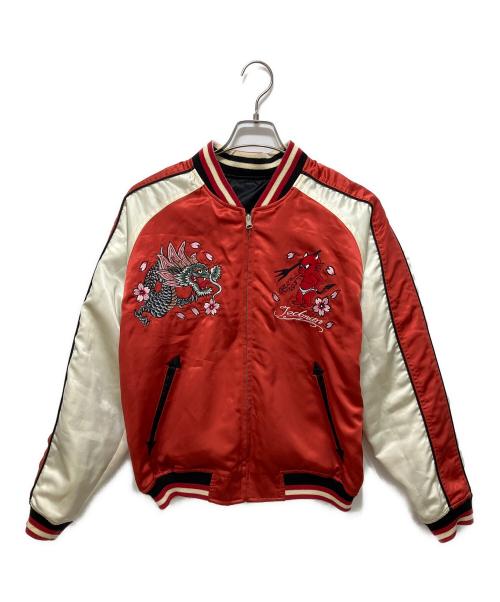 TEDMAN（テッドマン）tedman (テッドマン) リバーシブルスカジャン レッド サイズ:40の古着・服飾アイテム