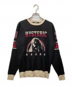 Hysteric Glamourヒステリックグラマー）の古着「ロゴニット」｜ブラック