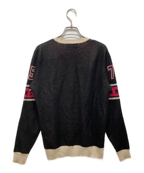 Hysteric Glamour（ヒステリックグラマー）Hysteric Glamour (ヒステリックグラマー) ロゴニット ブラック サイズ:Sの古着・服飾アイテム