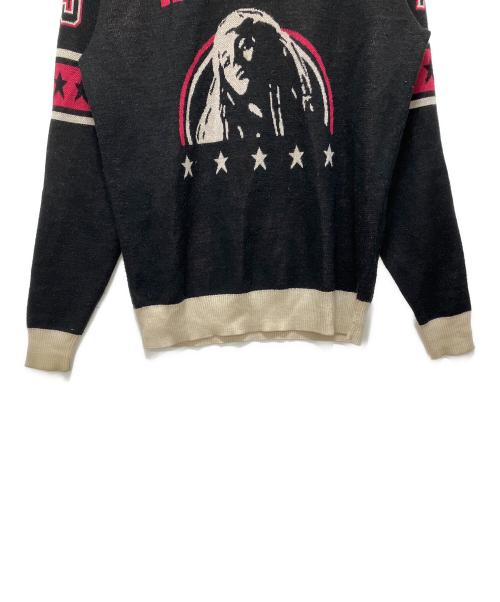 Hysteric Glamour（ヒステリックグラマー）Hysteric Glamour (ヒステリックグラマー) ロゴニット ブラック サイズ:Sの古着・服飾アイテム