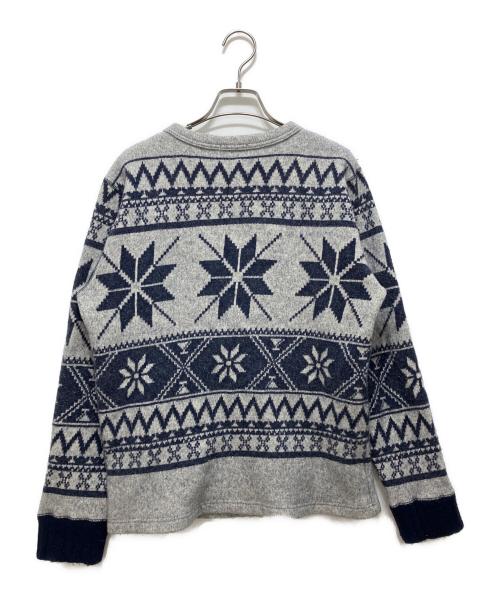 Hysteric Glamour（ヒステリックグラマー）Hysteric Glamour (ヒステリックグラマー) ノルディック柄セーター グレー サイズ:Mの古着・服飾アイテム