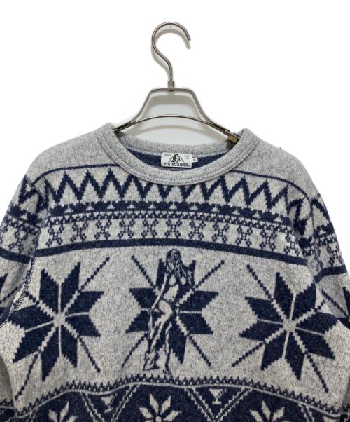 Hysteric Glamour（ヒステリックグラマー）Hysteric Glamour (ヒステリックグラマー) ノルディック柄セーター グレー サイズ:Mの古着・服飾アイテム