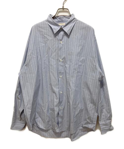 ULTERIOR（アルテリア）ULTERIOR (アルテリア) OVERLAID STANDARD SHIRT ブルー サイズ:40の古着・服飾アイテム