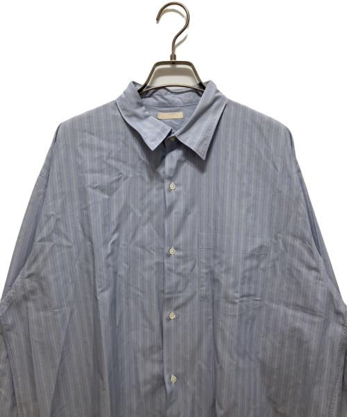 ULTERIOR（アルテリア）ULTERIOR (アルテリア) OVERLAID STANDARD SHIRT ブルー サイズ:40の古着・服飾アイテム