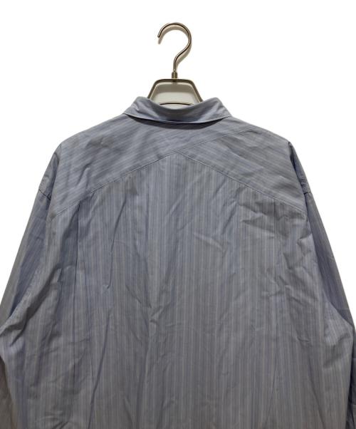 ULTERIOR（アルテリア）ULTERIOR (アルテリア) OVERLAID STANDARD SHIRT ブルー サイズ:40の古着・服飾アイテム
