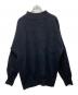 slopeslow（スロープスロウ）の古着「Hard twisted Shetland wool GOB sweater」｜ブラック