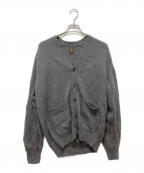 BATONERバトナ―）の古着「PURE MOHAIR100％ V CARDIGAN」｜グレー
