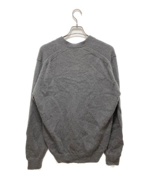 BATONER（バトナ―）BATONER (バトナ―) PURE MOHAIR100％ V CARDIGAN グレー サイズ:3の古着・服飾アイテム