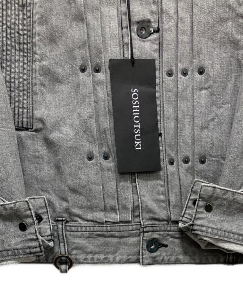 SOSHIOTSUKI（ソウシ オオツキ）SOSHIOTSUKI (ソウシ オオツキ) BDH Denim Jacket グレー サイズ:48 未使用品の古着・服飾アイテム
