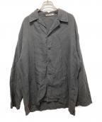 AURALEEオーラリー）の古着「Linen Gabardine Shirts」｜インディゴ