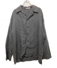 AURALEE（オーラリー）の古着「Linen Gabardine Shirts」｜インディゴ
