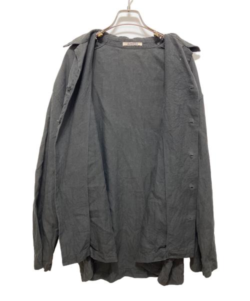 AURALEE（オーラリー）AURALEE (オーラリー) Linen Gabardine Shirts インディゴ サイズ:4の古着・服飾アイテム