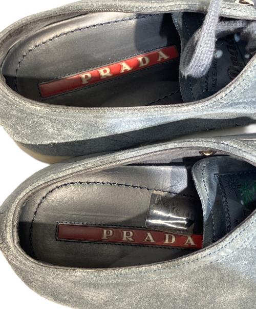 PRADA（プラダ）PRADA (プラダ) ローカットスニーカー ネイビー サイズ:25の古着・服飾アイテム