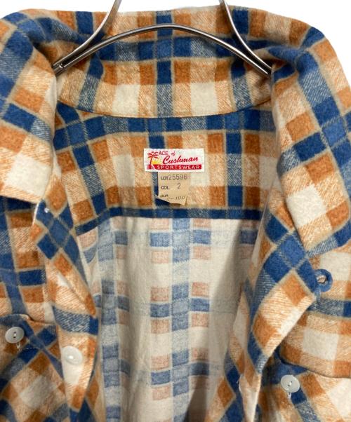 CUSHMAN（クッシュマン）Cushman (クッシュマン) オープンカラーシャツ ベージュ サイズ:2の古着・服飾アイテム