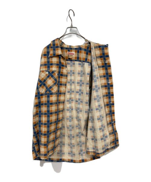 CUSHMAN（クッシュマン）Cushman (クッシュマン) オープンカラーシャツ ベージュ サイズ:2の古着・服飾アイテム