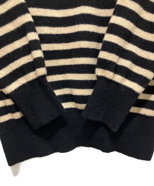 Slopesslow（スロープスロウ）Slopesslow (スロープスロウ) Hard twisted Shetland wool GOB sweater ブラック サイズ:Lの古着・服飾アイテム
