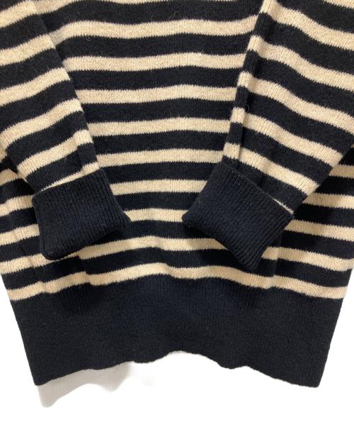 Slopesslow（スロープスロウ）Slopesslow (スロープスロウ) Hard twisted Shetland wool GOB sweater ブラック サイズ:Lの古着・服飾アイテム