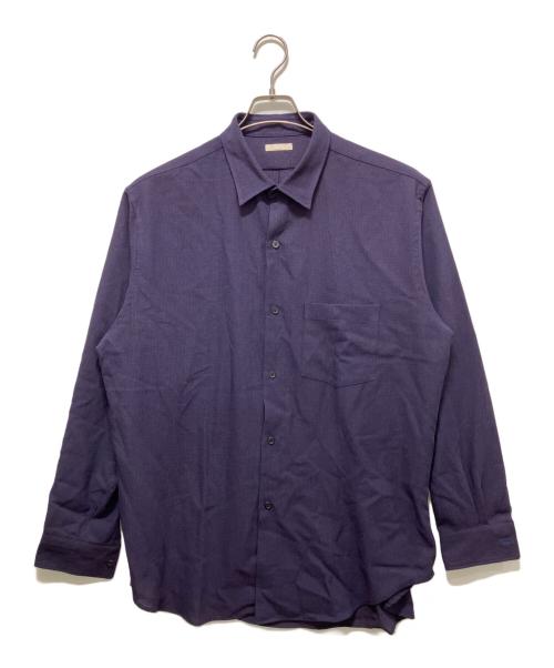ULTERIOR（アルテリア）ULTERIOR (アルテリア) RAYON LINEN CHECK SHIRT パープル サイズ:5の古着・服飾アイテム