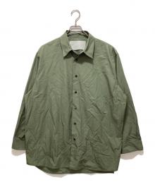 nonnotte（ノノット）の古着「Clear Heavy Broadcloth Oversized Shirt」｜カーキ