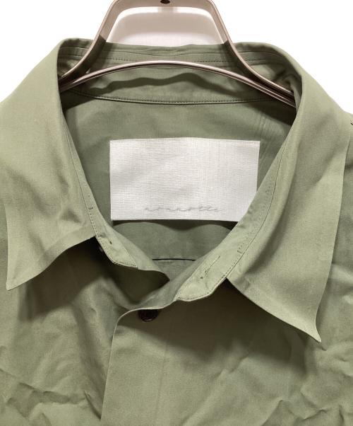 nonnotte（ノノット）nonnotte (ノノット) Clear Heavy Broadcloth Oversized Shirt カーキ サイズ:5の古着・服飾アイテム