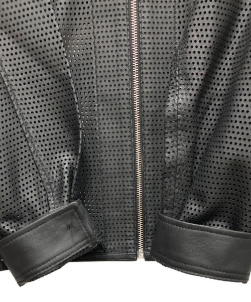 stussy（ステューシー）stussy (ステューシー) Perforated Leather Shirt ブラック サイズ:XL 未使用品の古着・服飾アイテム