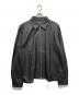 stussy（ステューシー）の古着「Perforated Leather Shirt」｜ブラック