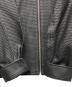 中古・古着 stussy (ステューシー) Perforated Leather Shirt ブラック サイズ:XL 未使用品：40000円