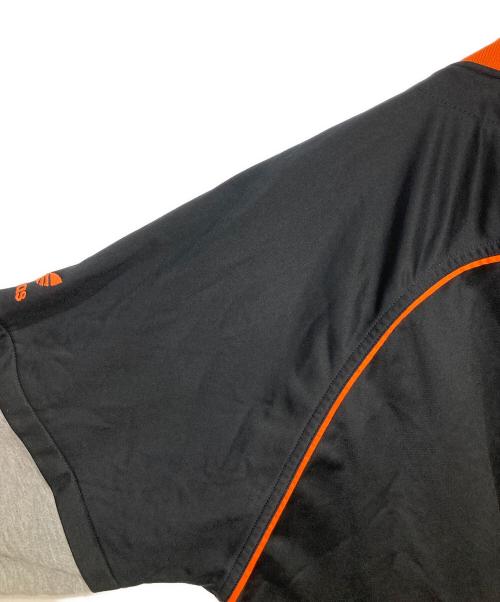 adidas（アディダス）adidas (アディダス) トラックジャケット ブラック×オレンジ サイズ:Ｌの古着・服飾アイテム