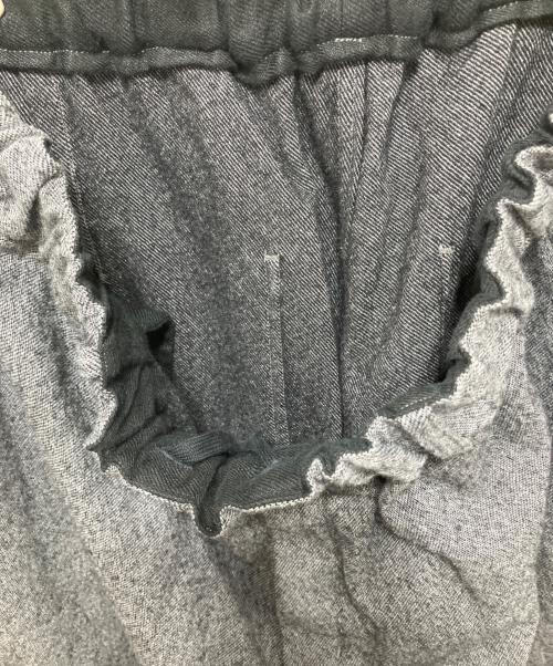 MITTAN（ミッタン）MITTAN (ミッタン) WOOL DENIM WIDE PANT グレー サイズ:3の古着・服飾アイテム