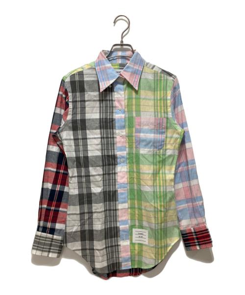 Thom Browne（トムブラウン）Thom Browne (トムブラウン) パッチワークシャツ マルチカラー サイズ:Mの古着・服飾アイテム