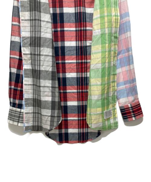 Thom Browne（トムブラウン）Thom Browne (トムブラウン) パッチワークシャツ マルチカラー サイズ:Mの古着・服飾アイテム