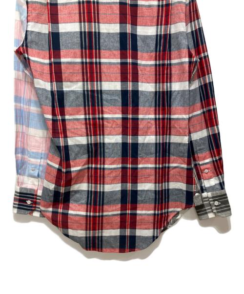 Thom Browne（トムブラウン）Thom Browne (トムブラウン) パッチワークシャツ マルチカラー サイズ:Mの古着・服飾アイテム