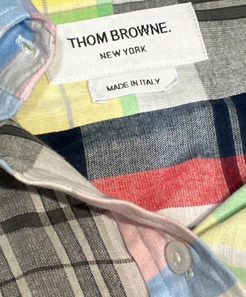 Thom Browne（トムブラウン）Thom Browne (トムブラウン) パッチワークシャツ マルチカラー サイズ:Mの古着・服飾アイテム