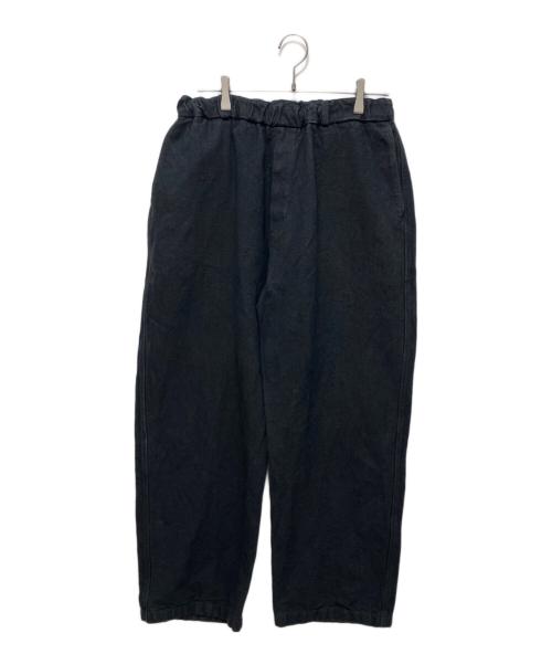 MITTAN（ミッタン）MITTAN (ミッタン) 亜麻苧麻ワイドパンツ ブラック サイズ:3の古着・服飾アイテム