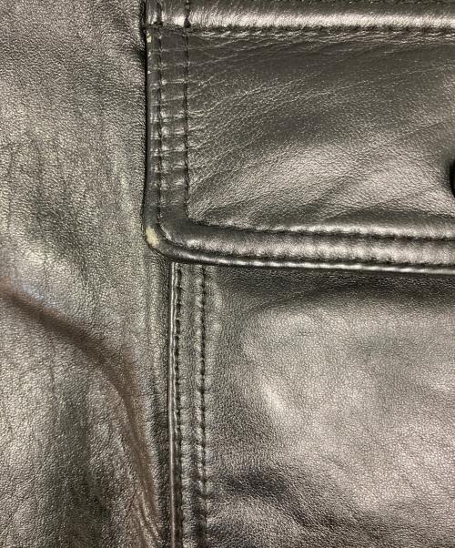 AVIREX（アヴィレックス）AVIREX (アヴィレックス) G-1 TOP GUN ラムレザーフライトジャケット ブラック サイズ:Ｌの古着・服飾アイテム